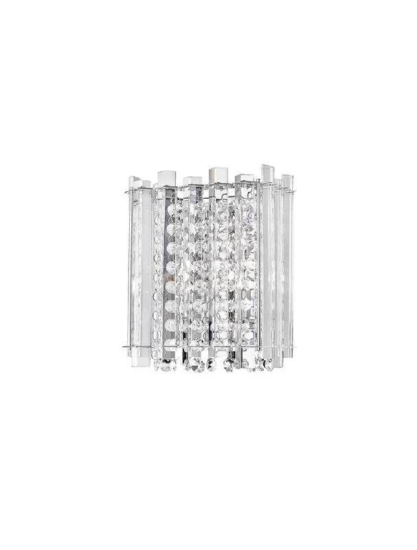 fabric wall lamps with a linen shade for a relaxed and breathable atmosphereELE Chrome Aluminium & K9 Crystal Wall Light - ID 10487 fabric wall lamps with a linen shade for a relaxed and breathable atmosphereELE Chrome Aluminium & K9 Crystal Wall Light - ID 10487