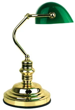 Polished Brass/Green