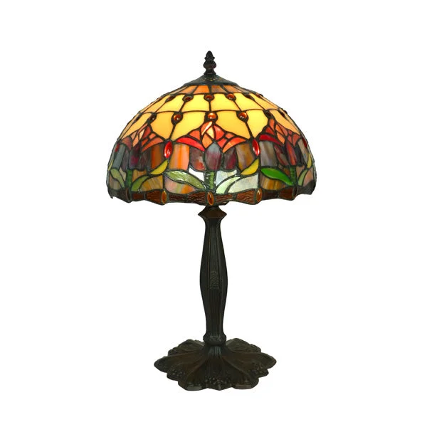 Gothic - Themed Lava Lamps for Dark and Mysterious SpacesRed Tulip Lead Light Table Lamp