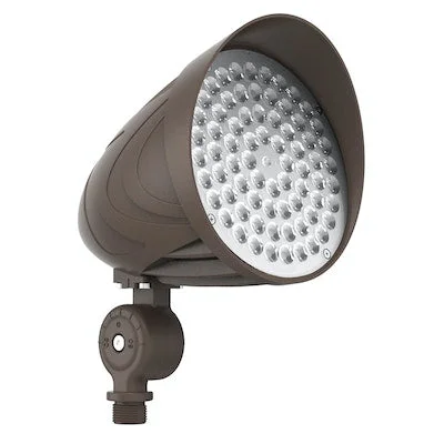 Energy - efficient recessed lights for home kitchensTrunnion Mounted MAGNA-Line LED Bullet Flood Light with Photocell, 3,125 Lumens, Wattage and CCT Selectable, 120-277V, Bronze or White Finish