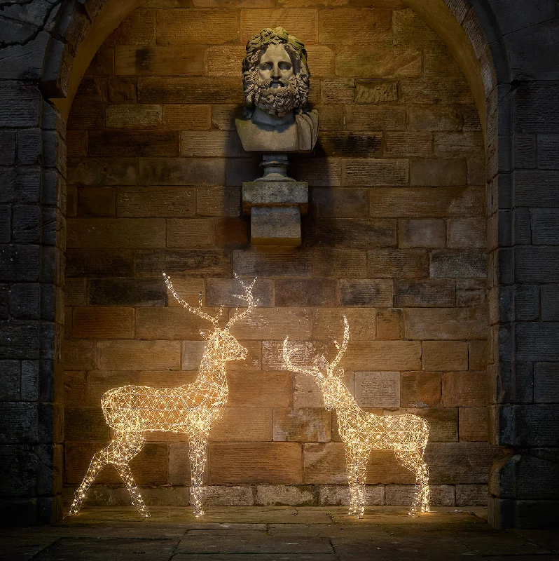 String Lights for Nursery Room Decor1.5m Duchy Stag LED Light Up Reindeer Duo
