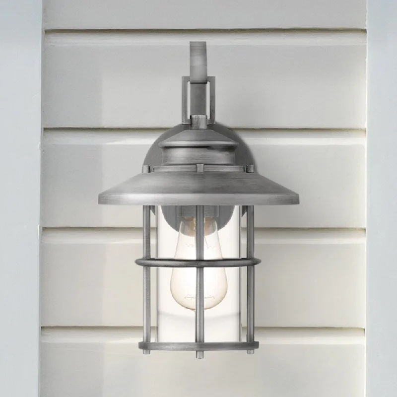Explosion - Proof Industrial Lighting for Hazardous LocationsUQL1790 Coastal Outdoor Wall Sconce, 12.75''H x 8.00''W x 9.00''D, Antique Brushed Aluminum Finish, Ellendale Collection Explosion - Proof Industrial Lighting for Hazardous LocationsUQL1790 Coastal Outdoor Wall Sconce, 12.75''H x 8.00''W x 9.00''D, Antique Brushed Aluminum Finish, Ellendale Collection