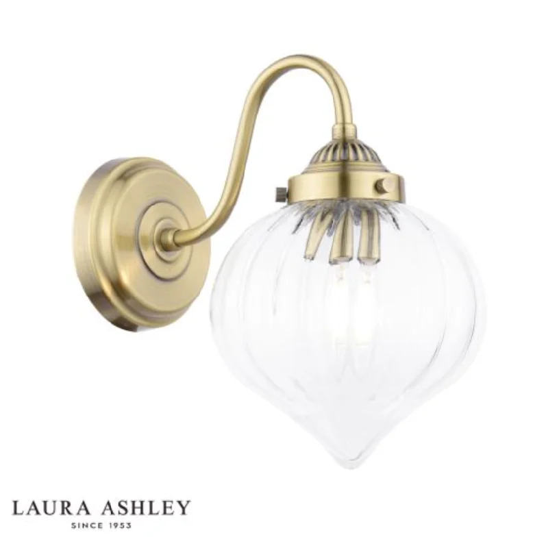 glass wall lamps with frosted glass for soft, diffused lightLaura Ashley - Whitham Wall Light, Antique Brass and Ribbed Glass - ID 13645 glass wall lamps with frosted glass for soft, diffused lightLaura Ashley - Whitham Wall Light, Antique Brass and Ribbed Glass - ID 13645