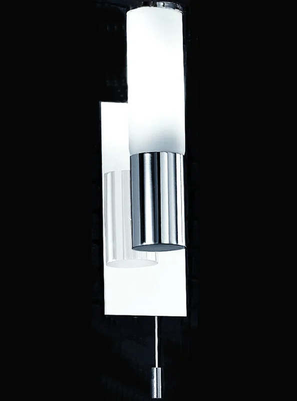ceramic wall lamps with hand - painted designs for an artistic touchPolished Chrome and Glass Bathroom Wall Light - ID 2355 ceramic wall lamps with hand - painted designs for an artistic touchPolished Chrome and Glass Bathroom Wall Light - ID 2355