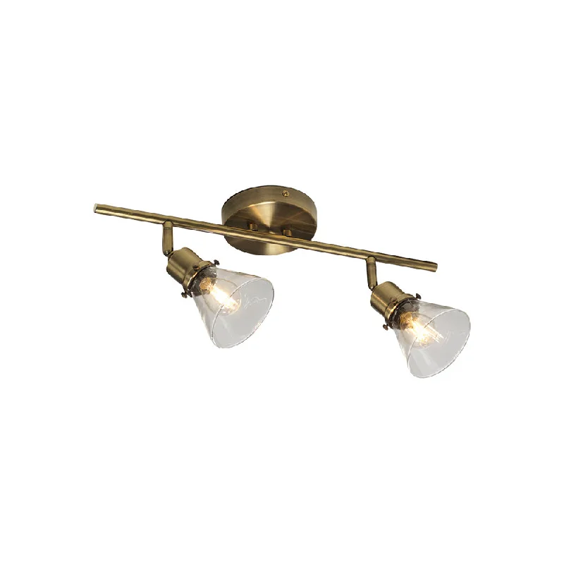 Torne 2/4Lt Bar Spotlight - Brass/Chrome