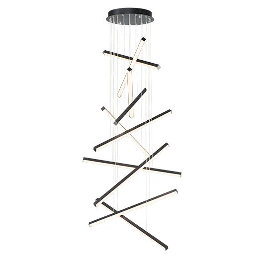 Recessed lights for entryways to make a good first impressionHover 10 Light LED Pendant, 7,560 Lumens, 108W, 120V, 3000K, Black Finish Recessed lights for entryways to make a good first impressionHover 10 Light LED Pendant, 7,560 Lumens, 108W, 120V, 3000K, Black Finish