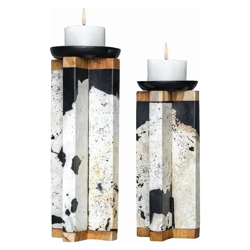 Illini Candleholders - Set of 2