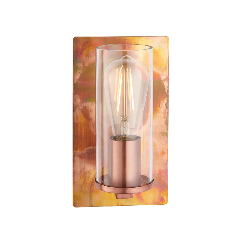modern minimalist wall lamps for contemporary living roomsCopper Patina & Clear Glass Wall Light - ID 11111 modern minimalist wall lamps for contemporary living roomsCopper Patina & Clear Glass Wall Light - ID 11111