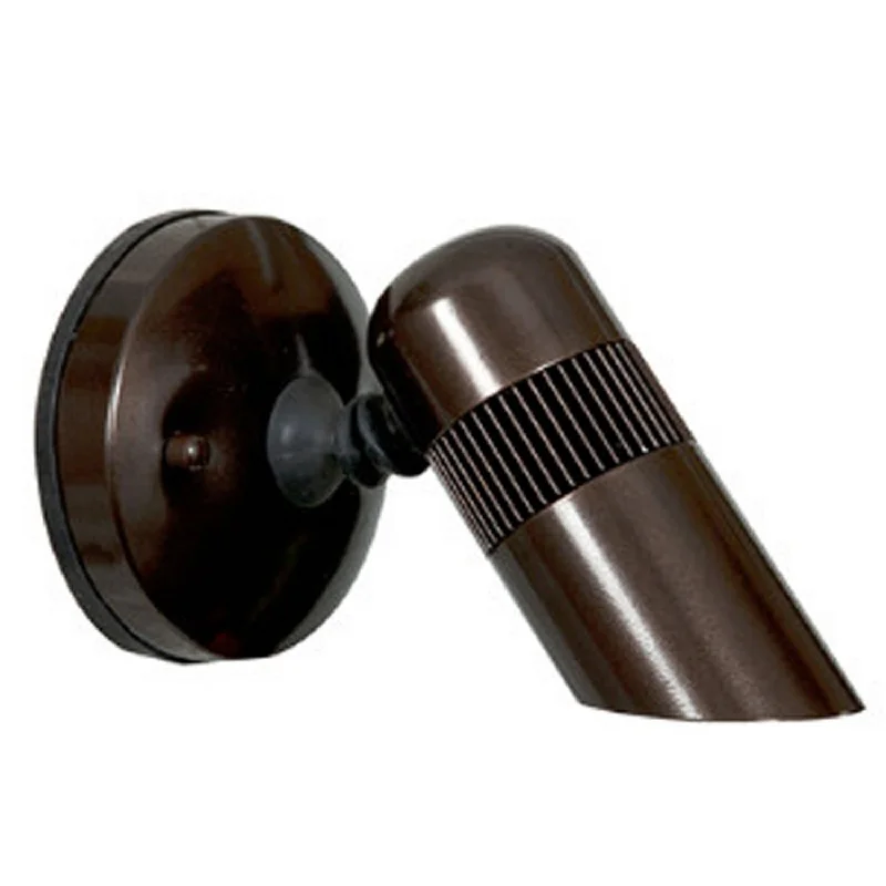 Recessed lights for stairwells to improve safetyFin 1-Light LED Spotlight in Bronze Finish