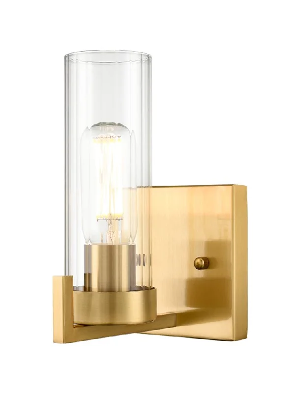 metal wall lamps with a matte black finish for a sleek and modern lookCAM Aged Brass & Ribbed Cylindrical Glass Wall Light - ID 13228 metal wall lamps with a matte black finish for a sleek and modern lookCAM Aged Brass & Ribbed Cylindrical Glass Wall Light - ID 13228