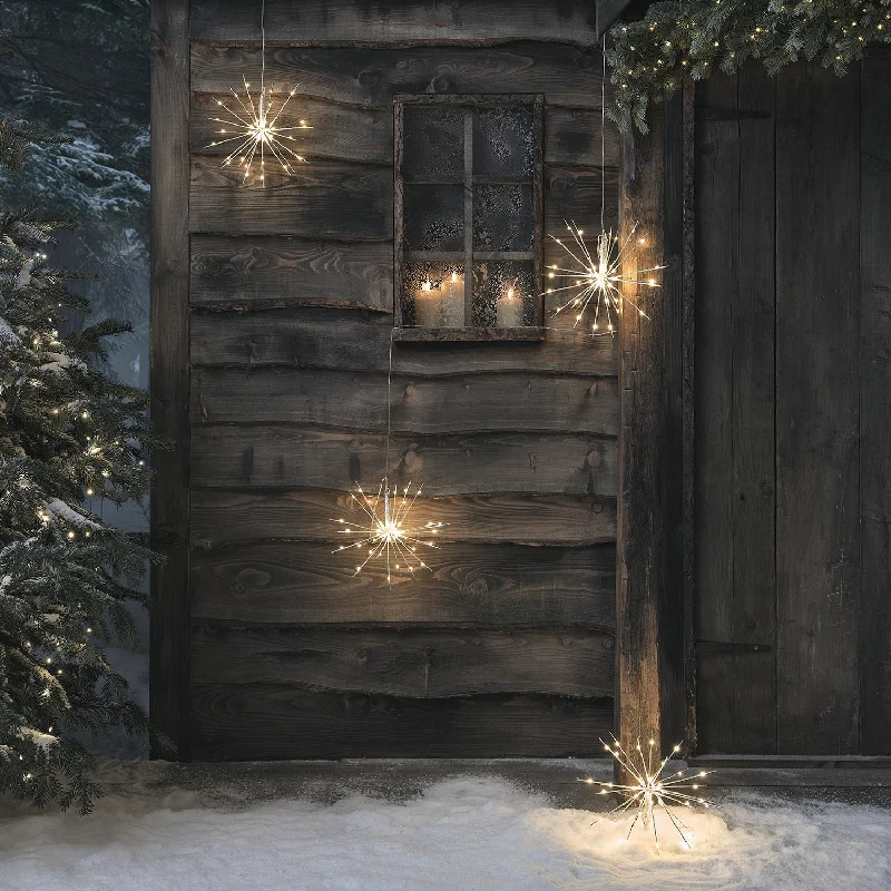 String Lights for Seasonal Decorations (Spring, Fall, etc.)Set of 4 Dual Colour Micro LED Starburst Lights String Lights for Seasonal Decorations (Spring, Fall, etc.)Set of 4 Dual Colour Micro LED Starburst Lights