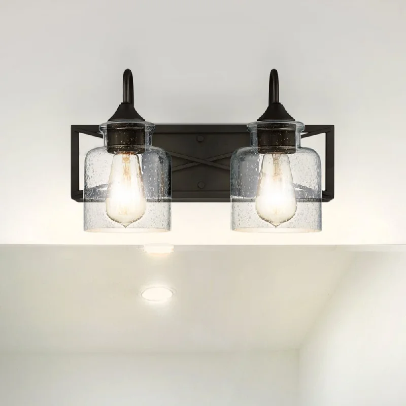 Industrial Lighting for Metal Fabrication ShopsUQL4540 Contemporary Indoor Bath Light, 9.25''H x 15.75''W x 7.25''D, Matte Black Finish, Kassel Collection Industrial Lighting for Metal Fabrication ShopsUQL4540 Contemporary Indoor Bath Light, 9.25''H x 15.75''W x 7.25''D, Matte Black Finish, Kassel Collection