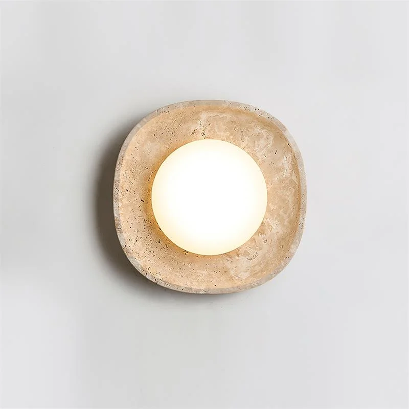 Beige & White