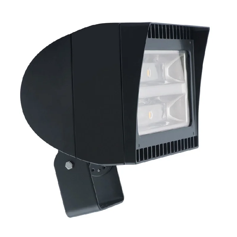 Recessed lights for hallways with a low - profile appearanceLED Flood Light, 105W, 120-277V, Bronze or White Finish