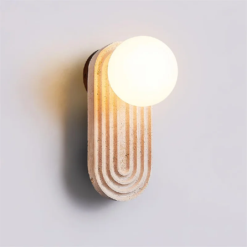 Beige & White