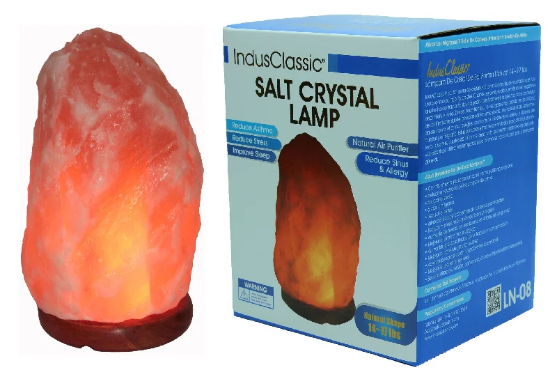 Purple Salt Lamps for a Mysterious AmbianceIndusClassic® LN-08 Natural Himalayan Crystal Rock Salt Lamp Ionizer Air Purifier 14~17 lbs With Dimmable Control Purple Salt Lamps for a Mysterious AmbianceIndusClassic® LN-08 Natural Himalayan Crystal Rock Salt Lamp Ionizer Air Purifier 14~17 lbs With Dimmable Control