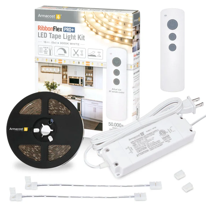 Recessed lights for home offices to increase productivityRibbonFlex Pro Soft White LED Strip Light Tape, 12V, 2655 Lumens, 24W, 3000K Recessed lights for home offices to increase productivityRibbonFlex Pro Soft White LED Strip Light Tape, 12V, 2655 Lumens, 24W, 3000K
