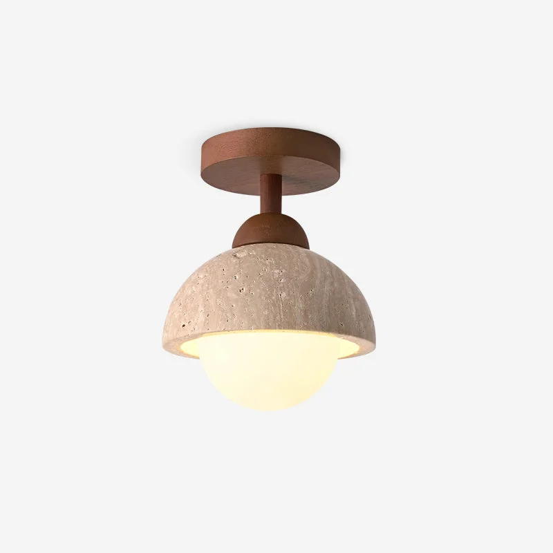 Lava Lamps for Greenhouses to Add a Touch of MagicEala Travertine Ceiling Lamp