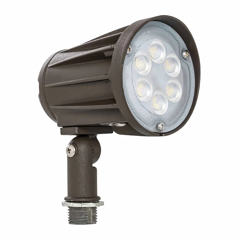 Color - changing recessed lights for a fun, dynamic atmosphereLED Bullet Flood Light, 15 Watt, 1900 Lumens, 3000K or 5000K, Knuckle Mount, 120-277V