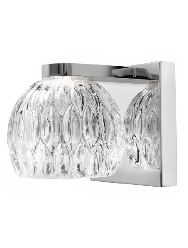 bohemian wall lamps with colorful glass for an eclectic hallwayLAR Clear Glass & Chrome Aluminium Single Wall Light - ID 10567 bohemian wall lamps with colorful glass for an eclectic hallwayLAR Clear Glass & Chrome Aluminium Single Wall Light - ID 10567
