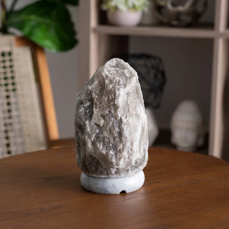 Salt Lamps for Art Studios to Set a Creative MoodNatural Gray Himalayan Salt Lamp w/ Marble Base 6-8 Lbs Salt Lamps for Art Studios to Set a Creative MoodNatural Gray Himalayan Salt Lamp w/ Marble Base 6-8 Lbs