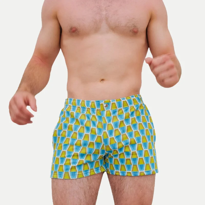 Lava Lamps for Mexican Restaurants to Add a Fiery VibeMod Swim Shorts - Lava Lamp - Shorter Length Lava Lamps for Mexican Restaurants to Add a Fiery VibeMod Swim Shorts - Lava Lamp - Shorter Length