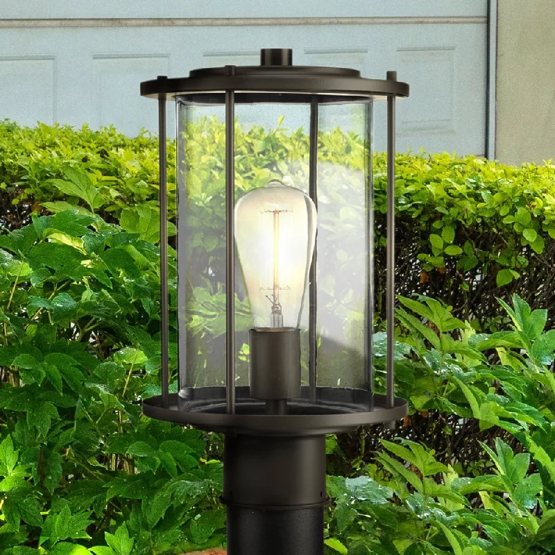 Color - Tunable Industrial Lighting for Special ApplicationsUHP1520 Farmhouse Outdoor Post Light, 13-1/2''H x 8"W x 8''D, Antique Bronze Finish, Bankstown Collection Color - Tunable Industrial Lighting for Special ApplicationsUHP1520 Farmhouse Outdoor Post Light, 13-1/2''H x 8"W x 8''D, Antique Bronze Finish, Bankstown Collection