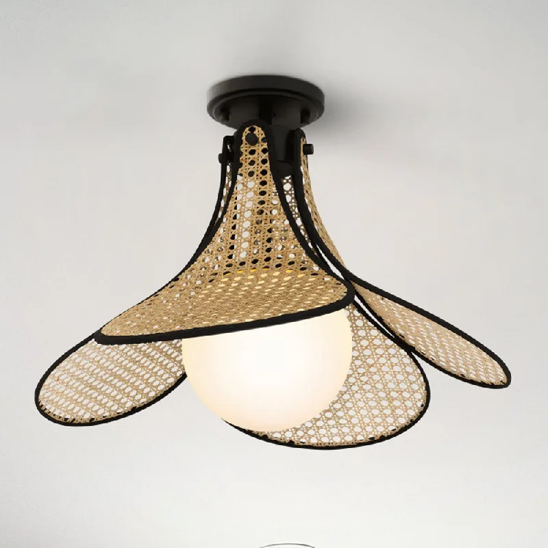 Industrial Lighting for Electronics ManufacturingUQL5820 Bohemian Indoor Ceiling Light, 15''H x 18''W x 18''D, Matte Black Finish, Moers Collection Industrial Lighting for Electronics ManufacturingUQL5820 Bohemian Indoor Ceiling Light, 15''H x 18''W x 18''D, Matte Black Finish, Moers Collection
