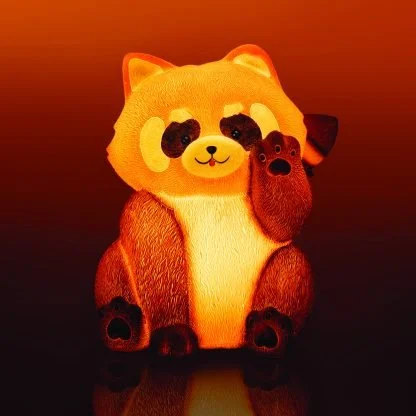 Lava Lamps for Wedding Venues' Lounge AreasRed Panda Table Lamp