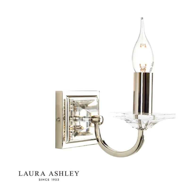 art deco wall lamps with geometric patterns for a retro - inspired bathroomLaura Ashley - Carson Wall Light, Polished Nickel, Glass - ID 13165 art deco wall lamps with geometric patterns for a retro - inspired bathroomLaura Ashley - Carson Wall Light, Polished Nickel, Glass - ID 13165