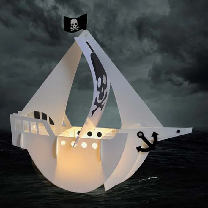 Lava Lamps with Floating Shapes Inside Besides WaxLED Table Lamp - Pirate Ship