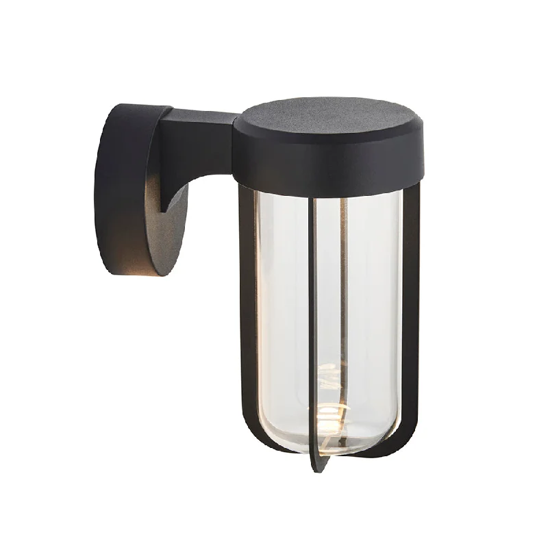 coastal style wall lamps with nautical elements for beachfront homesDie Cast IP44 LED Wall Light In Matt Black With Clear Glass - ID 11074 - LOW STOCK, PLEASE CALL coastal style wall lamps with nautical elements for beachfront homesDie Cast IP44 LED Wall Light In Matt Black With Clear Glass - ID 11074 - LOW STOCK, PLEASE CALL