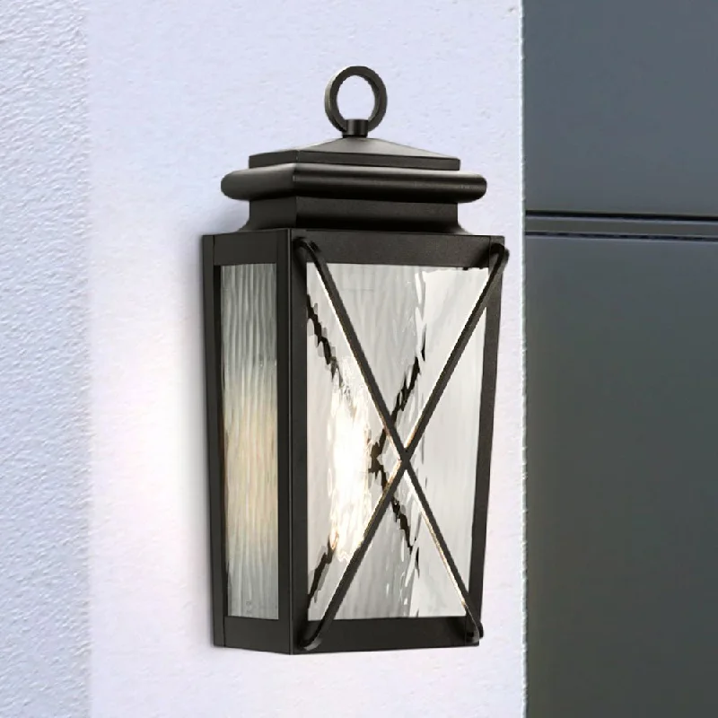 Industrial Lighting for Chemical PlantsUHP1550 Tudor Outdoor Wall Sconce, 17-15/16''H x 5-3/4"W x 8''D, Textured Black Finish, Buffalo Collection Industrial Lighting for Chemical PlantsUHP1550 Tudor Outdoor Wall Sconce, 17-15/16''H x 5-3/4"W x 8''D, Textured Black Finish, Buffalo Collection