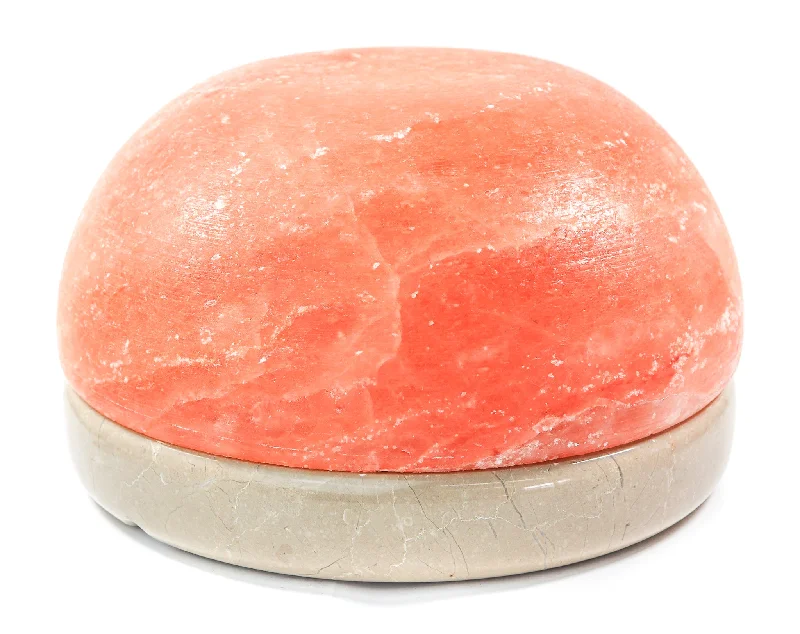 Salt Lamps for Allergy Relief and Air Purification7" Himalayan Salt Dome Lamp w/ Tavera Marble Base Salt Lamps for Allergy Relief and Air Purification7" Himalayan Salt Dome Lamp w/ Tavera Marble Base