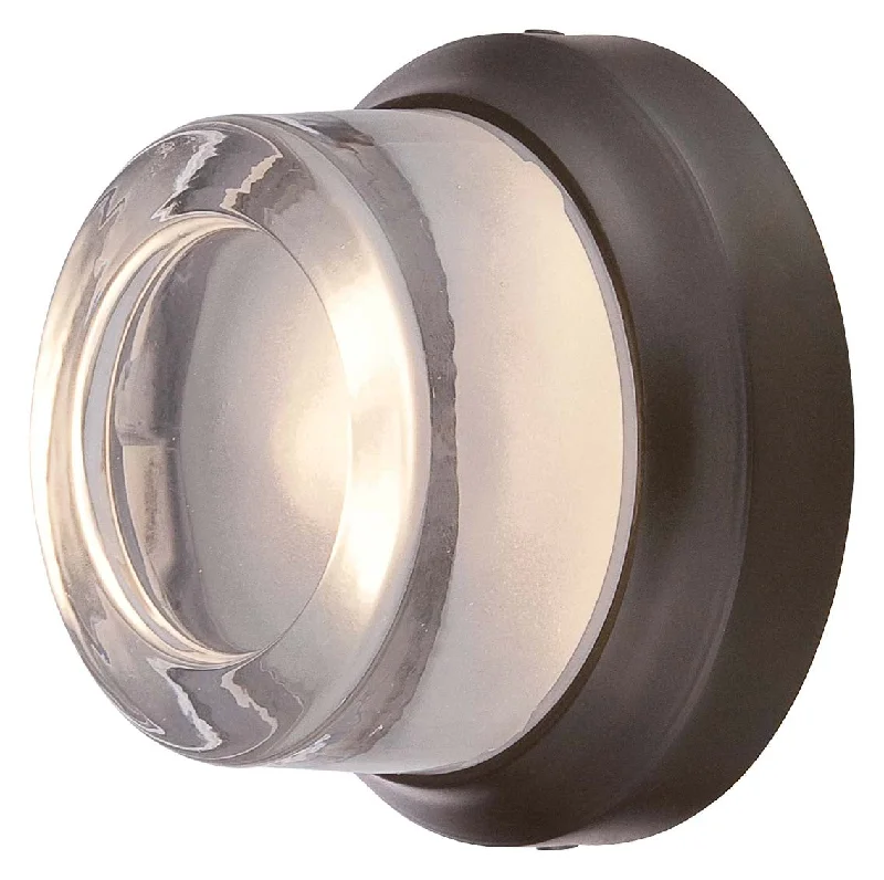 Recessed lights for rental properties with easy installationComet 1-Light LED Wall Sconce (Convertible To Flush Mount) in Oil Rubbed Bronze Recessed lights for rental properties with easy installationComet 1-Light LED Wall Sconce (Convertible To Flush Mount) in Oil Rubbed Bronze