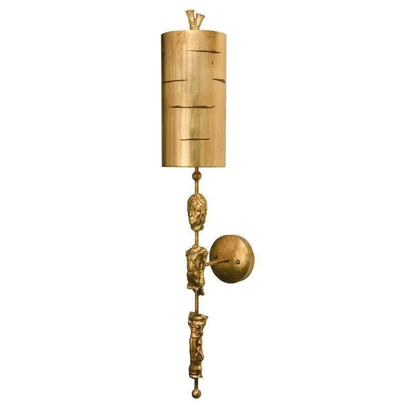 ceramic wall lamps with hand - painted designs for an artistic touchFlambeau Fragment Gold Sconce Wall Light Damaged Box ceramic wall lamps with hand - painted designs for an artistic touchFlambeau Fragment Gold Sconce Wall Light Damaged Box