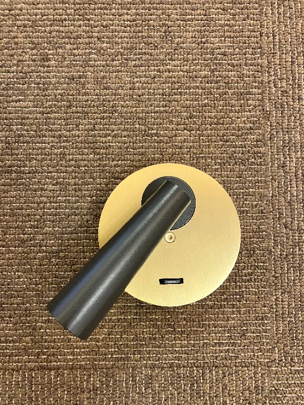 asian - inspired wall lamps with bamboo or paper shades for a zen - like LEDS-C4 GAMMA Matt Gold & Black Reading / Bedroom Wall Light - ID 8190 - EX-DISPLAY asian - inspired wall lamps with bamboo or paper shades for a zen - like LEDS-C4 GAMMA Matt Gold & Black Reading / Bedroom Wall Light - ID 8190 - EX-DISPLAY