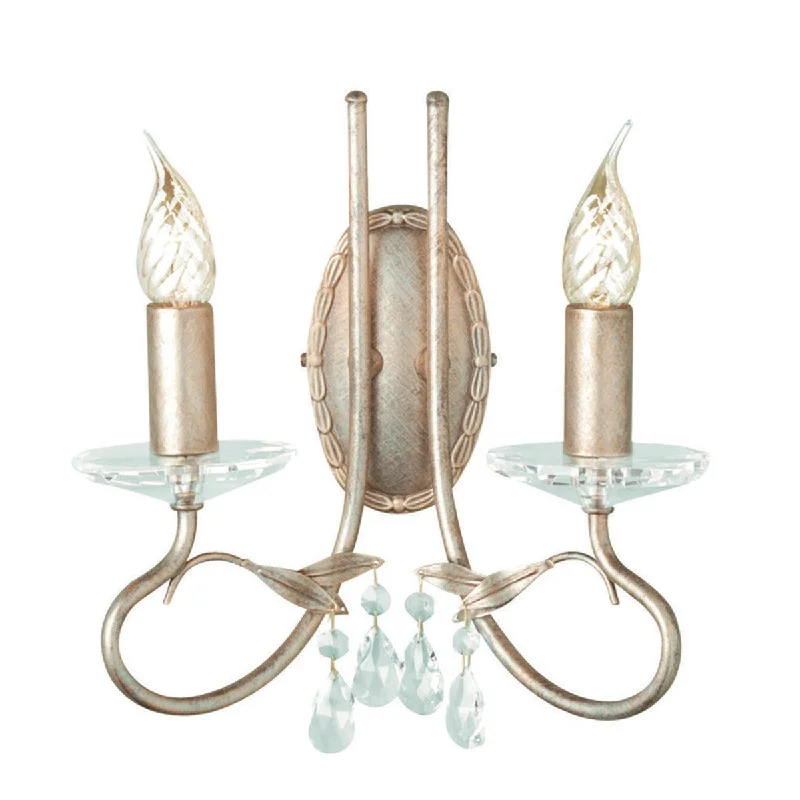 mid - century modern wall lamps with iconic shapes for a stylish studyBuckleberry Silver/Gold 2 Arm Wall Light - ID 908 - EX-DISPLAY mid - century modern wall lamps with iconic shapes for a stylish studyBuckleberry Silver/Gold 2 Arm Wall Light - ID 908 - EX-DISPLAY