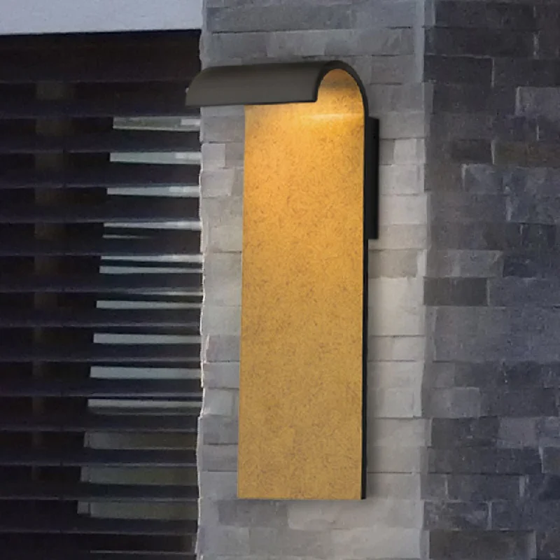 Industrial Exit Sign Lighting for Quick EvacuationUQL1980 Contemporary Outdoor Wall Sconce, 16''H x 6''W x 4.75''D, Matte Black Finish, Mayville Collection Industrial Exit Sign Lighting for Quick EvacuationUQL1980 Contemporary Outdoor Wall Sconce, 16''H x 6''W x 4.75''D, Matte Black Finish, Mayville Collection