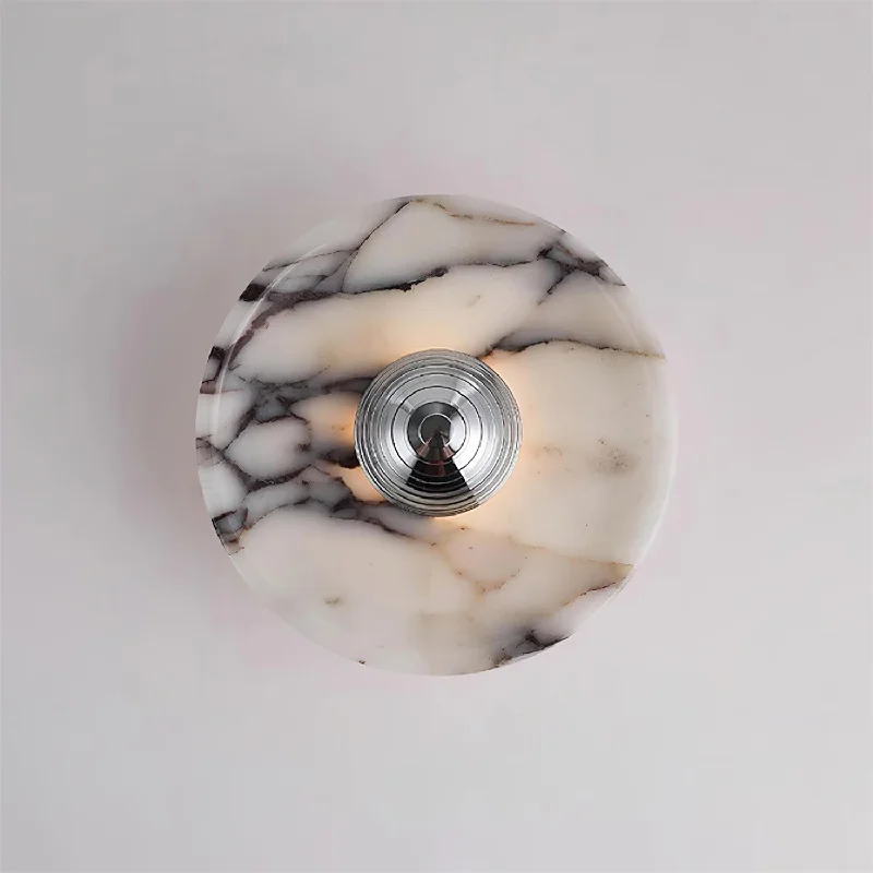 Chrome & White Marble
