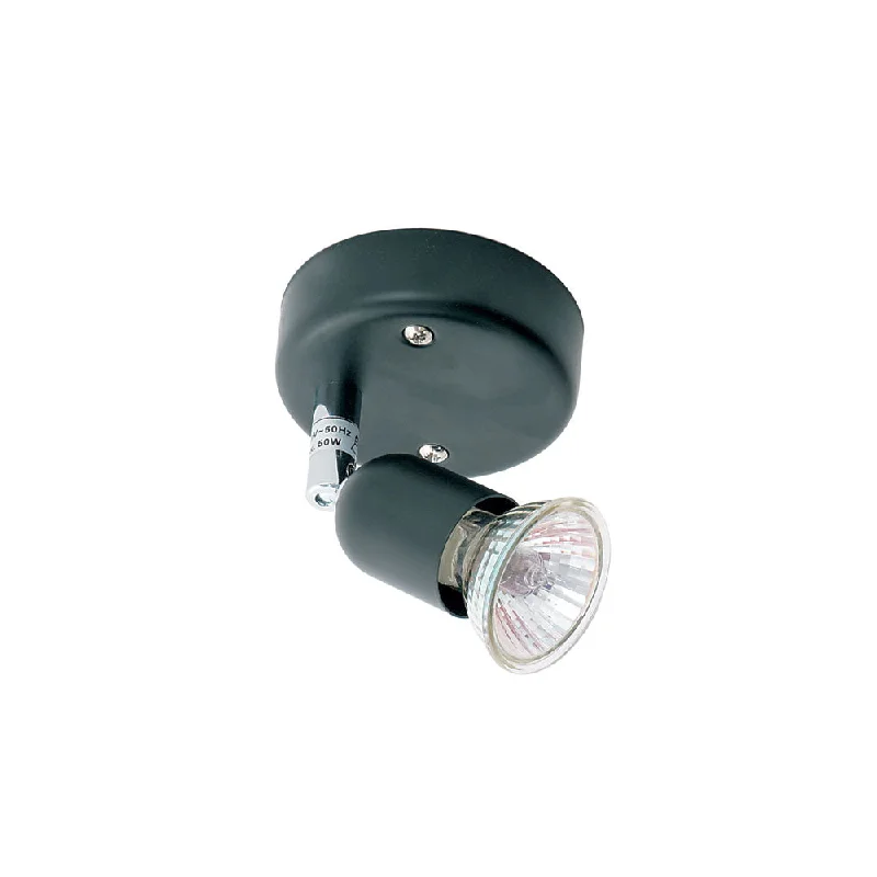 Bas 1Lt Ceiling/Wall Spotlight - Black/White