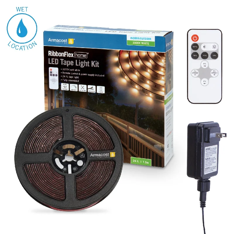 Recessed lights for entryways to make a good first impressionRibbonFlex Home White Indoor/Outdoor LED Strip Light Tape, 24V, 2600 Lumens, 24W, 3000K Recessed lights for entryways to make a good first impressionRibbonFlex Home White Indoor/Outdoor LED Strip Light Tape, 24V, 2600 Lumens, 24W, 3000K