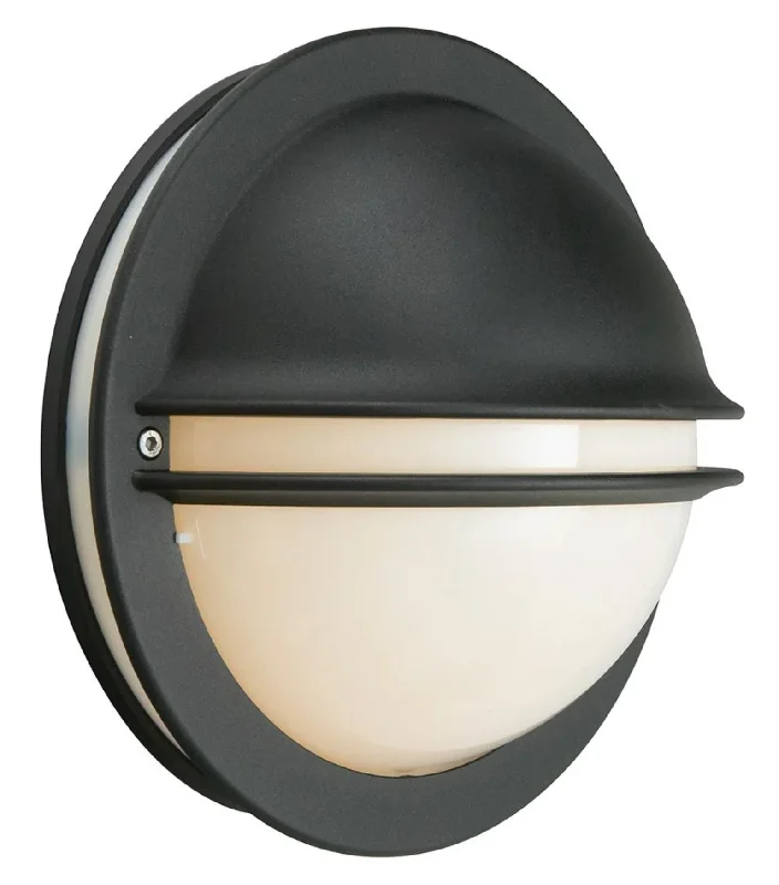 rustic farmhouse wall lamps with wooden accents for cozy bedroomsExterior Eyelid Bulkhead Wall Light matt black with opal diffuser rustic farmhouse wall lamps with wooden accents for cozy bedroomsExterior Eyelid Bulkhead Wall Light matt black with opal diffuser
