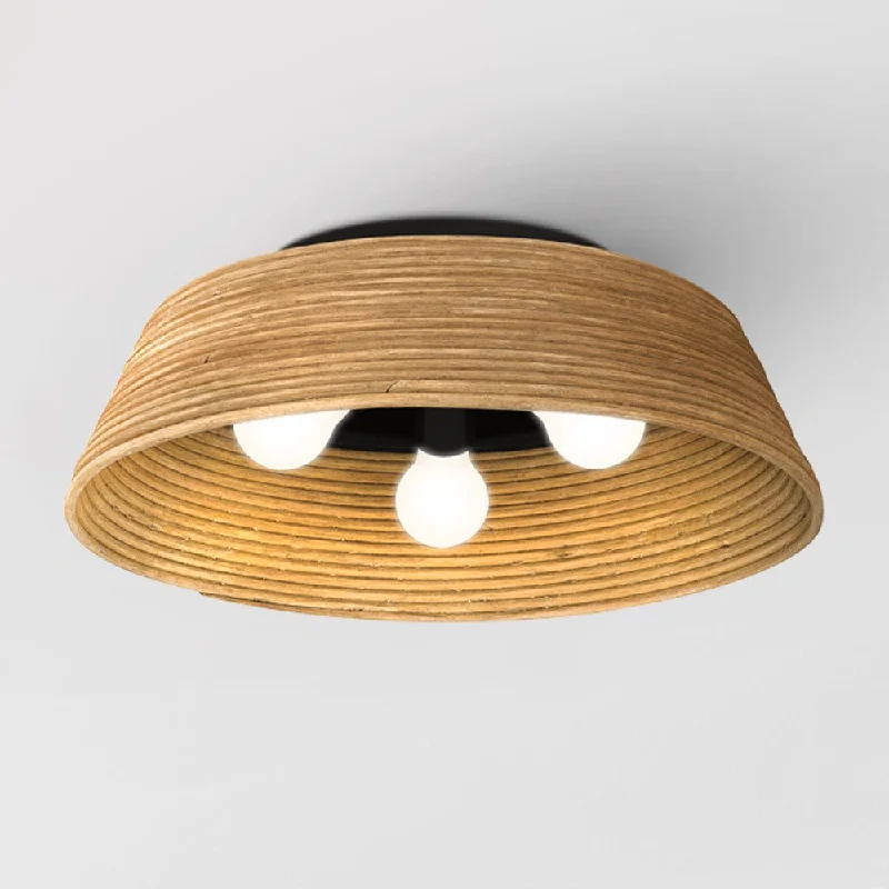 Industrial Area Lighting for Large Open SpacesUQL5640 Natural Indoor Ceiling Light, 6.25''H x 18.25''W x 18.25''D, Matte Black Finish, Hankinson Collection Industrial Area Lighting for Large Open SpacesUQL5640 Natural Indoor Ceiling Light, 6.25''H x 18.25''W x 18.25''D, Matte Black Finish, Hankinson Collection