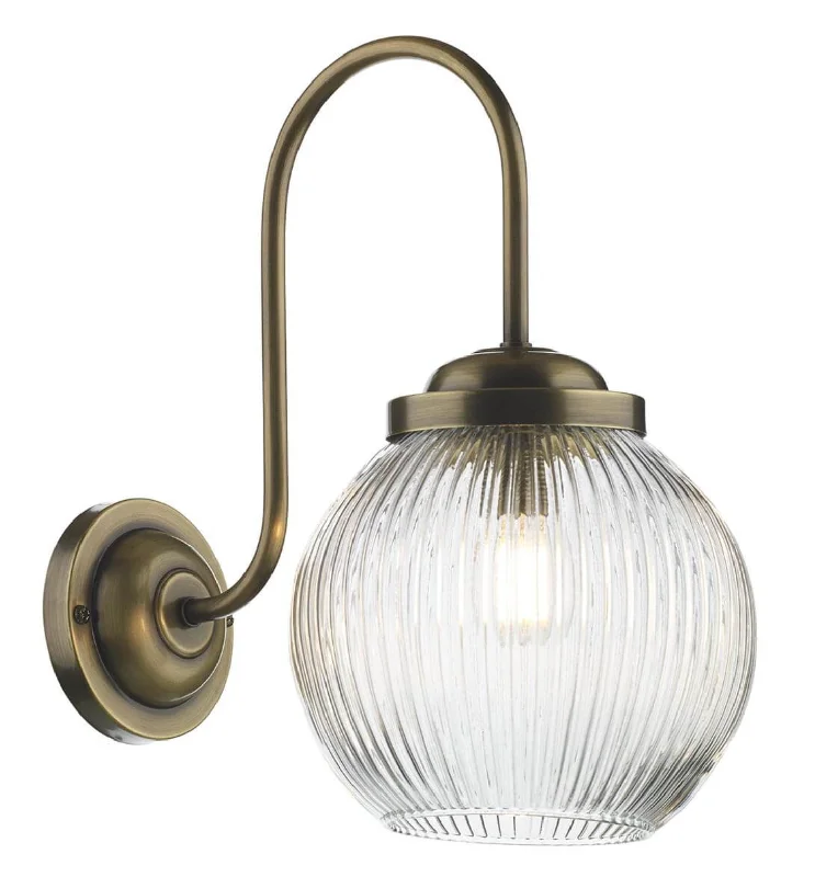 coastal style wall lamps with nautical elements for beachfront homesCam 2 Antique Brass Swan Neck Wall Light with Prismatic Globe - ID 10328 coastal style wall lamps with nautical elements for beachfront homesCam 2 Antique Brass Swan Neck Wall Light with Prismatic Globe - ID 10328