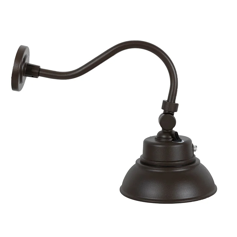 Motion - sensor recessed lights for energy - saving in basementsLED 10" Gooseneck Barn Light, 3000 Lumens, 25W, 120-277V, CCT Selectable 3000K/4000K/5000K, Dark Brown Finish Motion - sensor recessed lights for energy - saving in basementsLED 10" Gooseneck Barn Light, 3000 Lumens, 25W, 120-277V, CCT Selectable 3000K/4000K/5000K, Dark Brown Finish