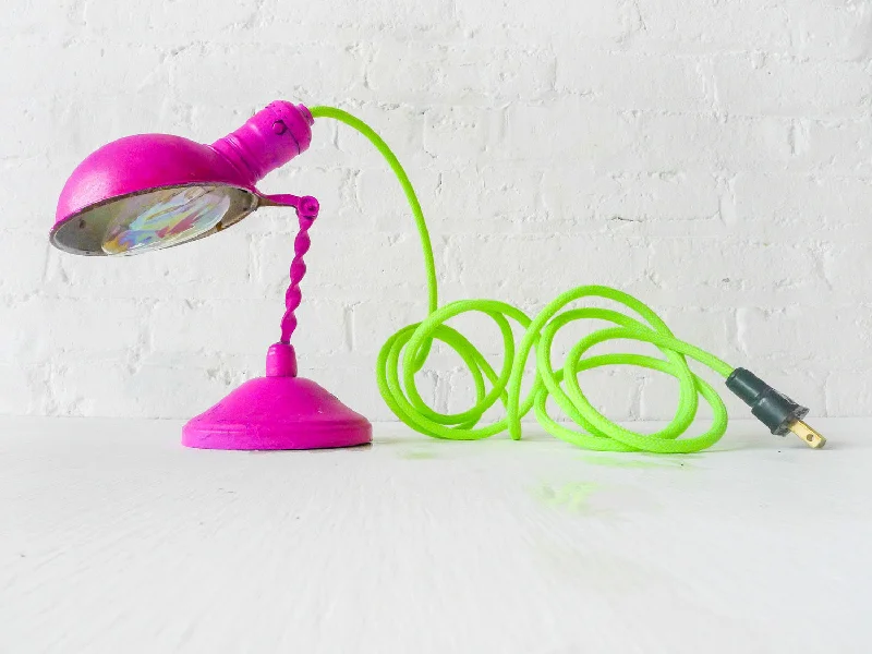 Lava Lamps for Birthday Party Venues for KidsVintage Hot Pink Lamp with Neon Green Yellow Textile Cord Lava Lamps for Birthday Party Venues for KidsVintage Hot Pink Lamp with Neon Green Yellow Textile Cord