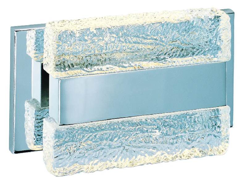 Recessed lights for home gyms to enhance visibilityIce 2-Light LED Bath Sconce in Polished Chrome