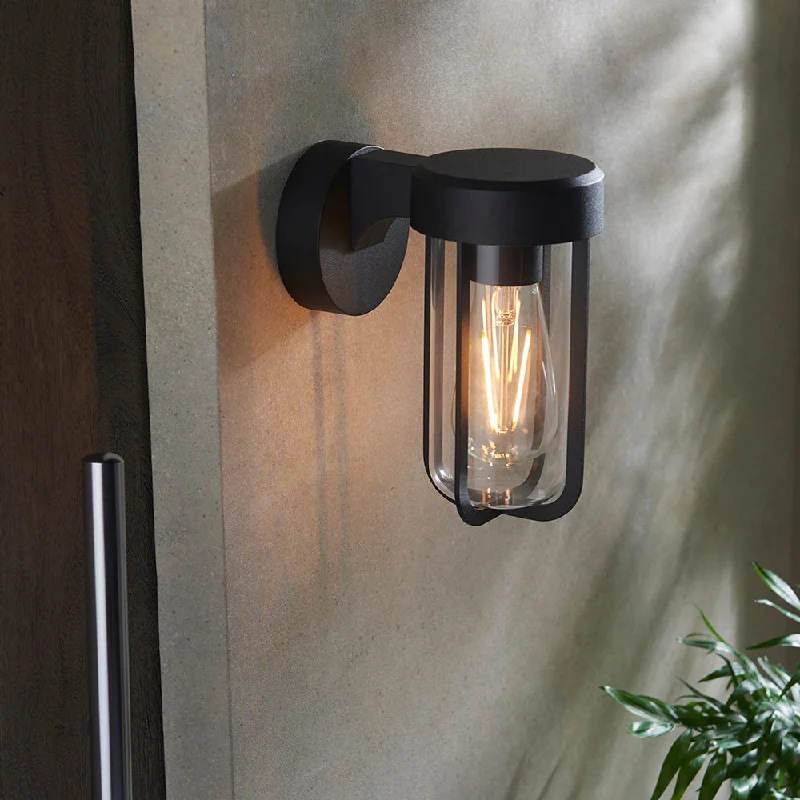 leather wall lamps with a distressed texture for a rugged and stylish lookDie Cast IP44 Wall Light In Brushed Bronze With Clear Glass - ID 11076 - BOXED CLEARANCE MODEL leather wall lamps with a distressed texture for a rugged and stylish lookDie Cast IP44 Wall Light In Brushed Bronze With Clear Glass - ID 11076 - BOXED CLEARANCE MODEL