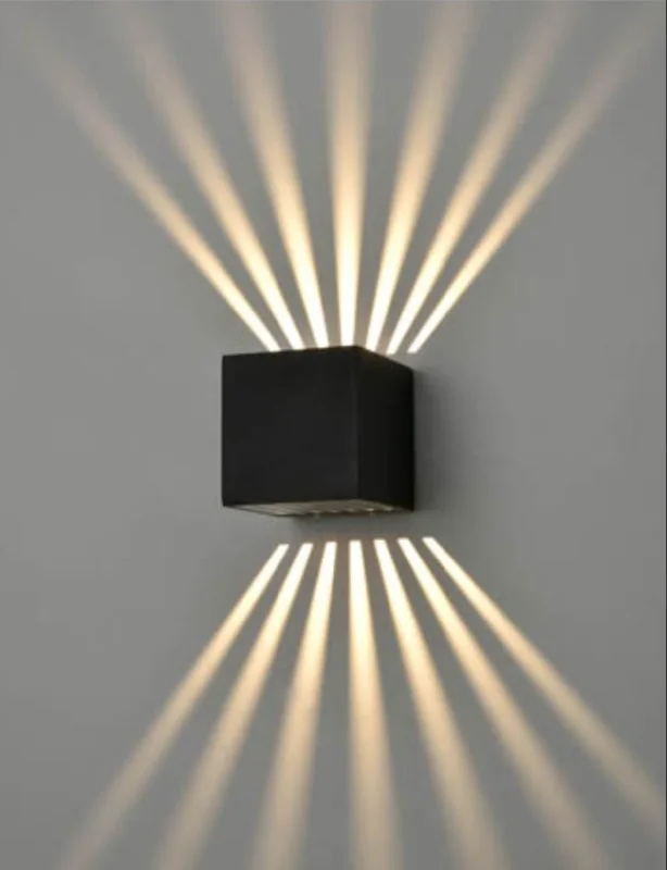 gothic style wall lamps with dark finishes for a mysterious libraryAUR Compact Square Light Pattern Aluminium Matt Black Outdoor Wall Light - ID 10817 gothic style wall lamps with dark finishes for a mysterious libraryAUR Compact Square Light Pattern Aluminium Matt Black Outdoor Wall Light - ID 10817